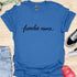Frenchie Mama - V2 - Elegant Writing T-Shirt